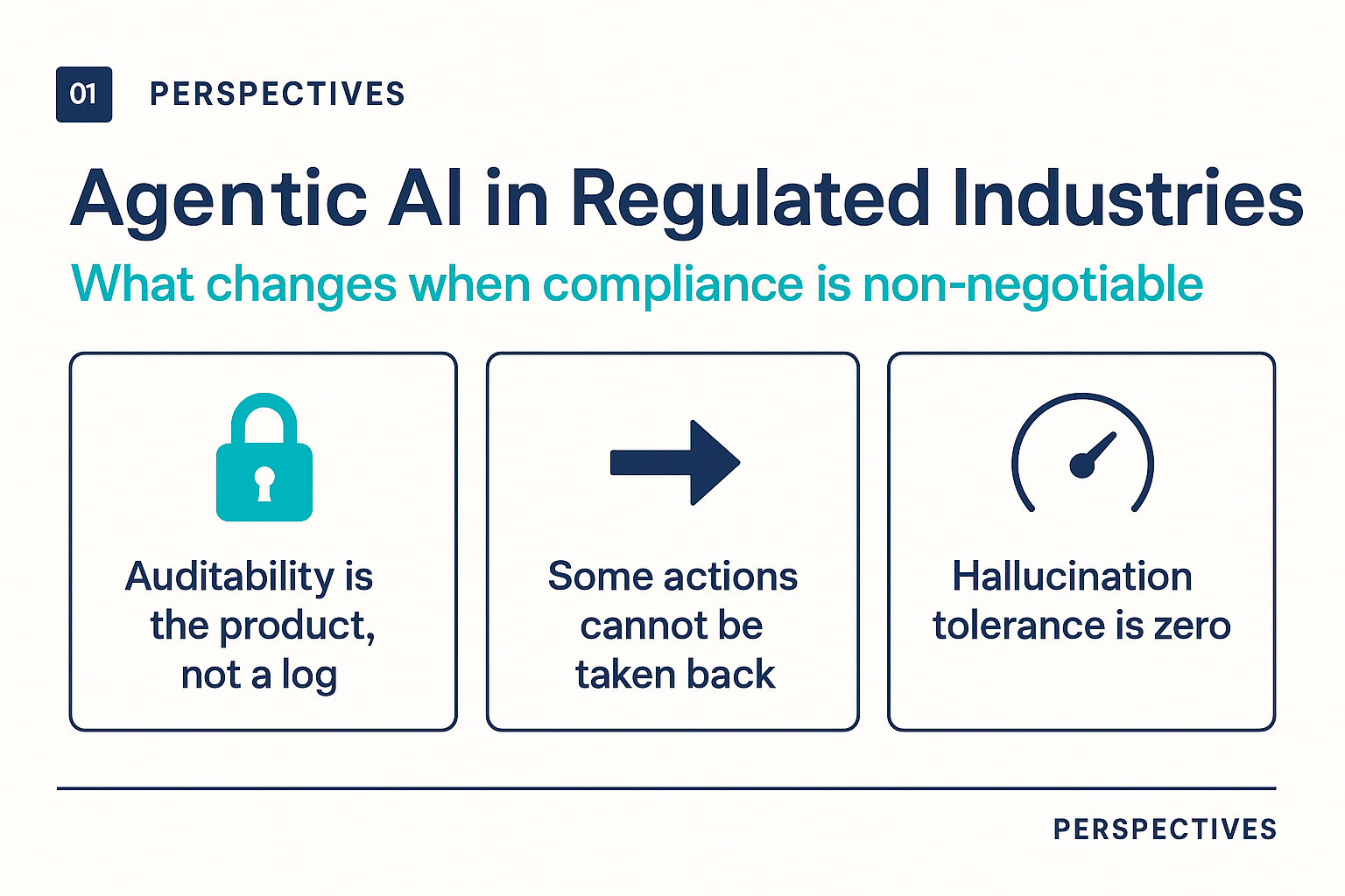 Why Agentic AI Is Different in Regulated Industries